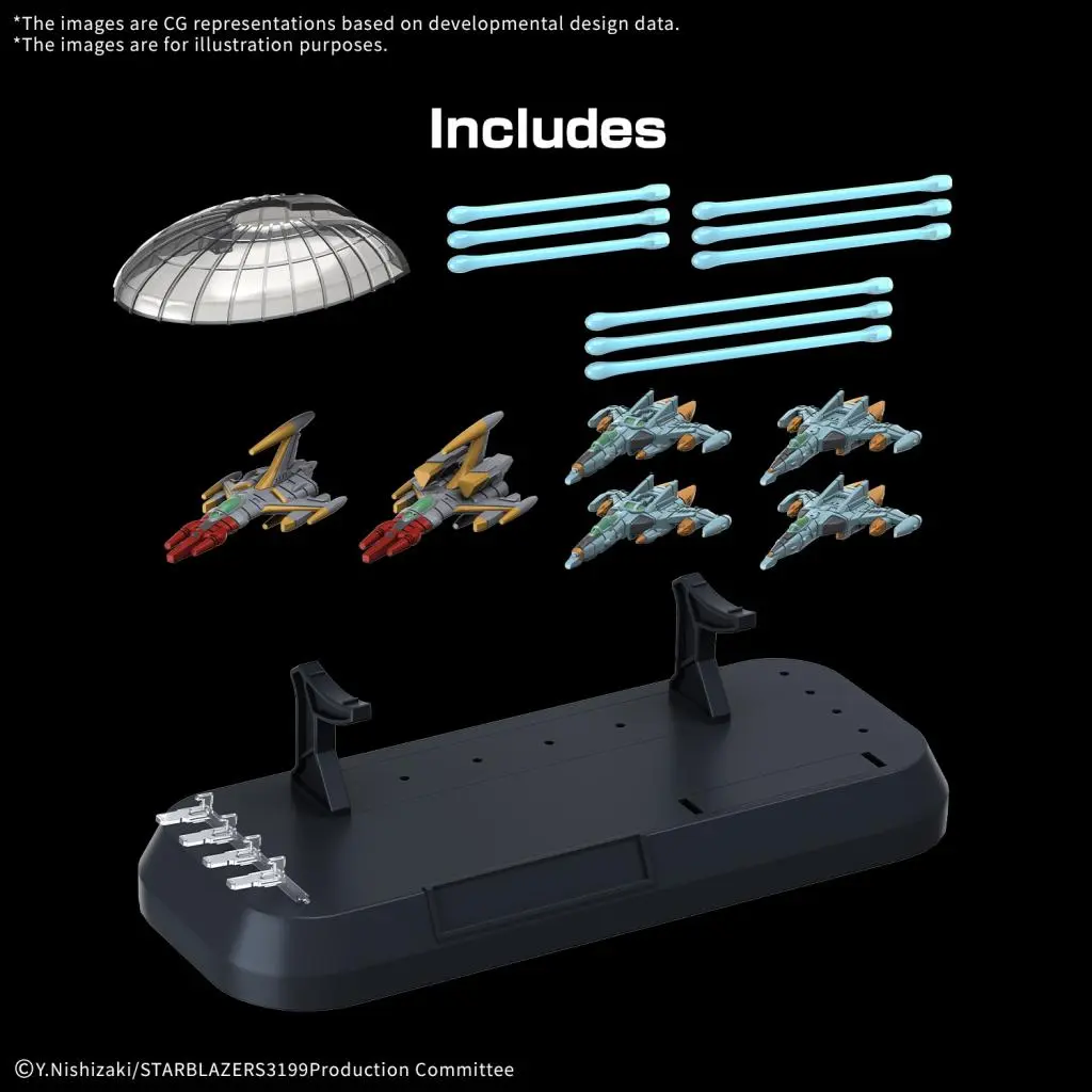 YAMATO - 1/1000 Experimental Ship BBY-03 Ginga - Model Kit